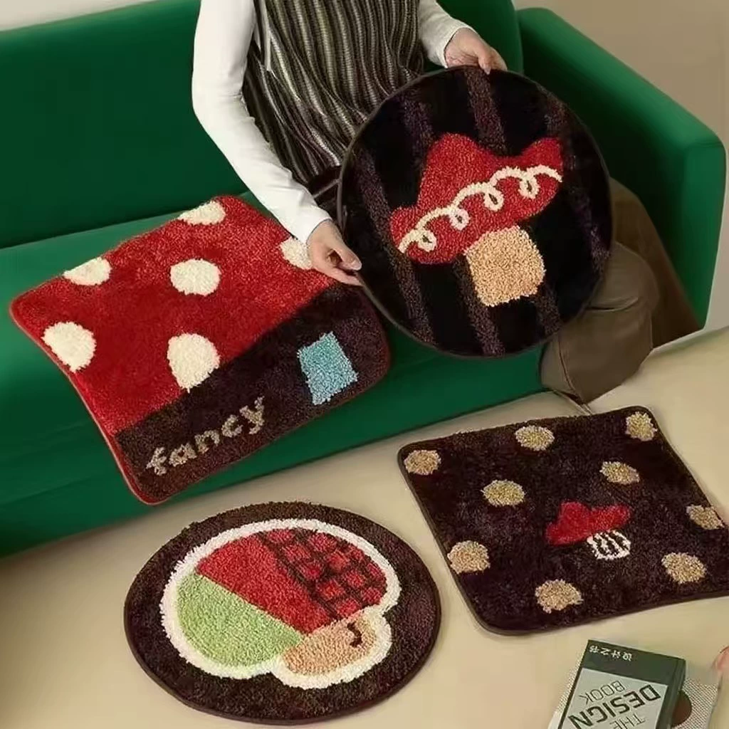 Современная милая подушка для стула в горошек, флокированная, креативная, охлаждающая, для кресла у окна, зимняя, для офисного стула