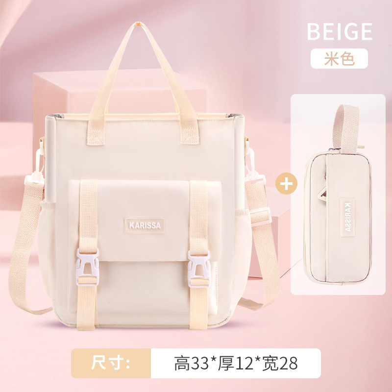 Fábrica al por mayor bolsas de estudio bolsas de hombro de estudiantes de secundaria primaria bolsa de estudio de gran capacidad bolsas portátiles bolsa de arte