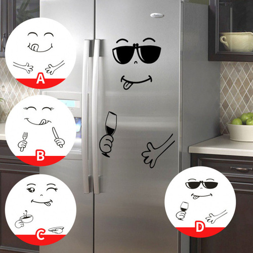Xiyin Bestselling Cartoon Fridge Magnets Window Cabinet Kitchen Fridge Decorative Stickers