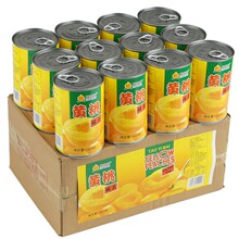 砀山新鲜糖水黄桃罐头商用整箱砀山水果罐头烘焙专用正品整箱批发