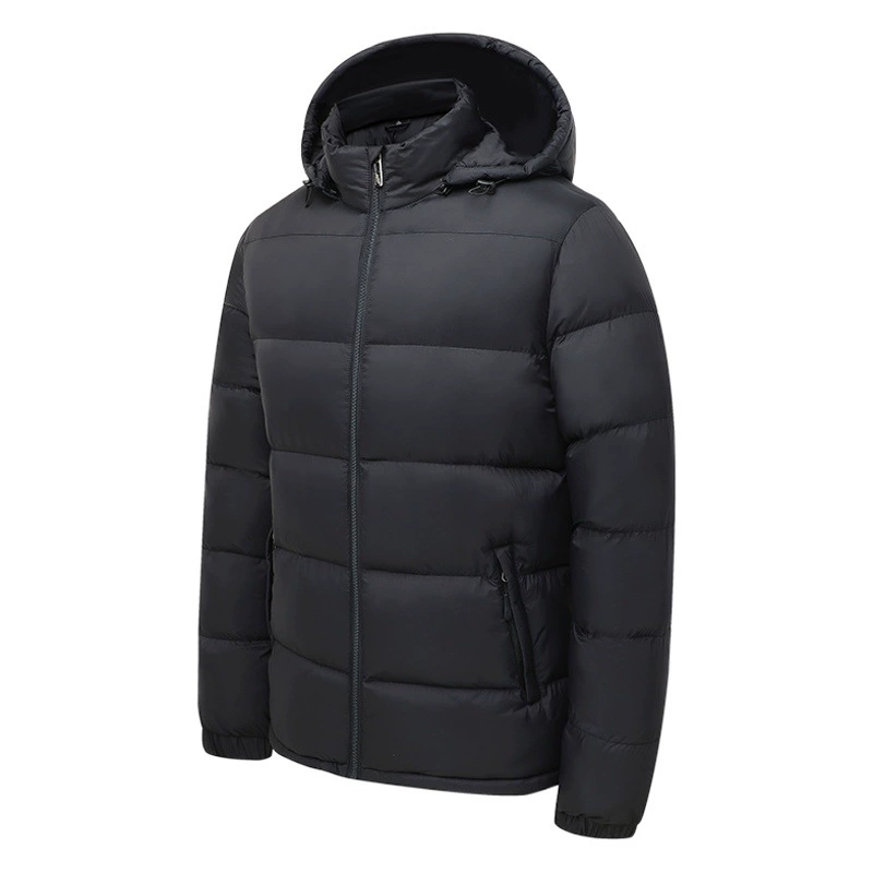 Новая трансграничная хлопковая верхняя одежда для мужчин, зимняя теплая верхняя одежда, хлопковая верхняя одежда, мужские съемные топы и куртки с капюшоном.