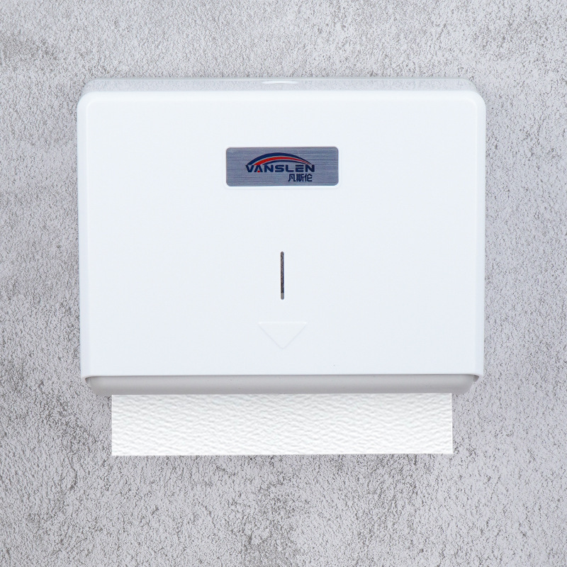 Caja de pañuelos de rollo grande Caja de papel de rollo de hotel Caja de papel de papel de baño de inodoro Caja de papel grande montada en la pared sin perforación