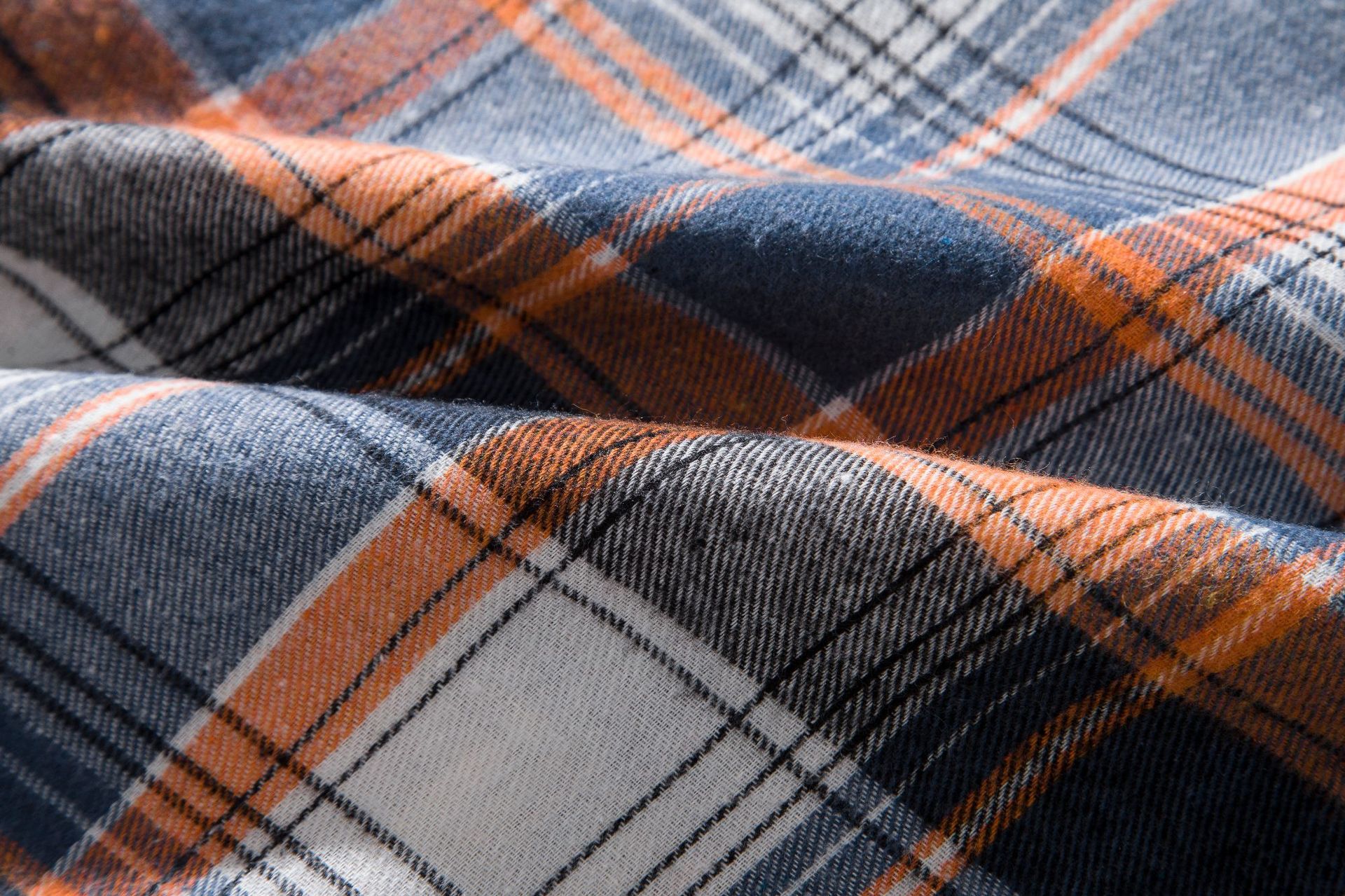 Herren Flanellhemd Mit Kapuze Kariertes Oversized Freizeithemd_voghion.com