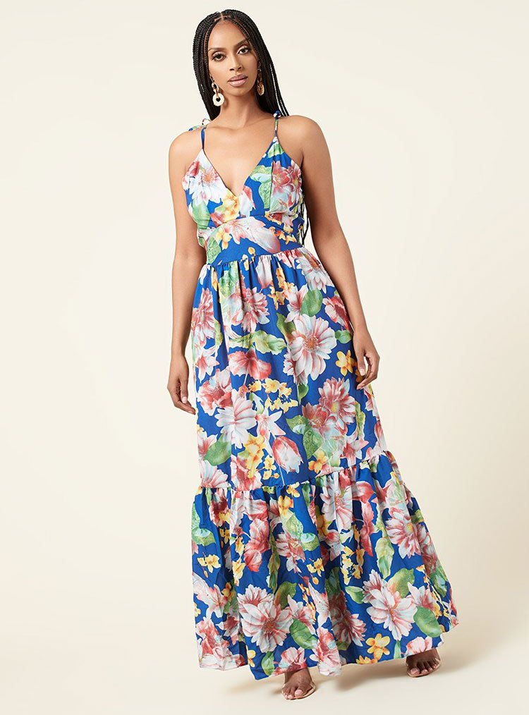 women s sleeveless floral dress nihaostyles clothing wholesale NSXHX76802