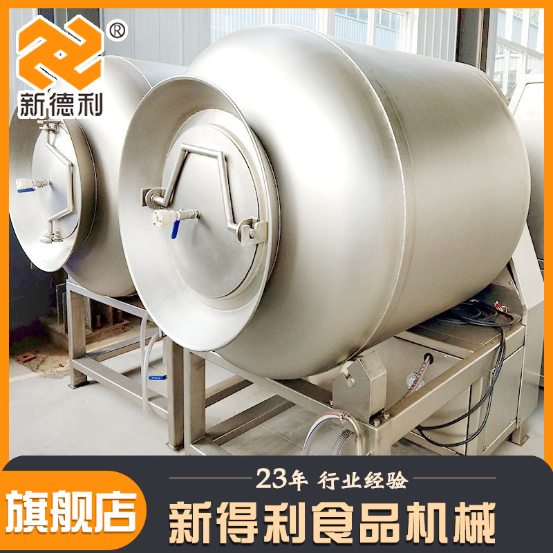 不锈钢鸡肉入味设备商用牛肉变频真空滚揉机全自动鸡柳腌制机器