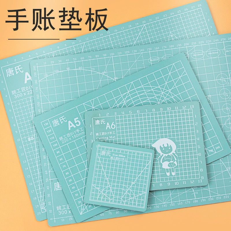 Коврик для резки мятно-зеленый, ручной работы, настольный гравировальный коврик, коврик для резки, нож для резьбы по бумаге, художественная резка бумаги