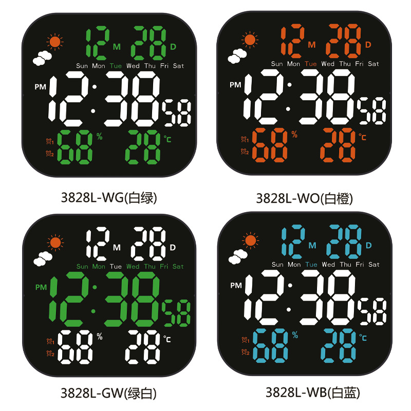 ����Ԥ���羳̨ʽ���������¶�ʪ�ȹ������Ӽ�Լ������LEDʱ��