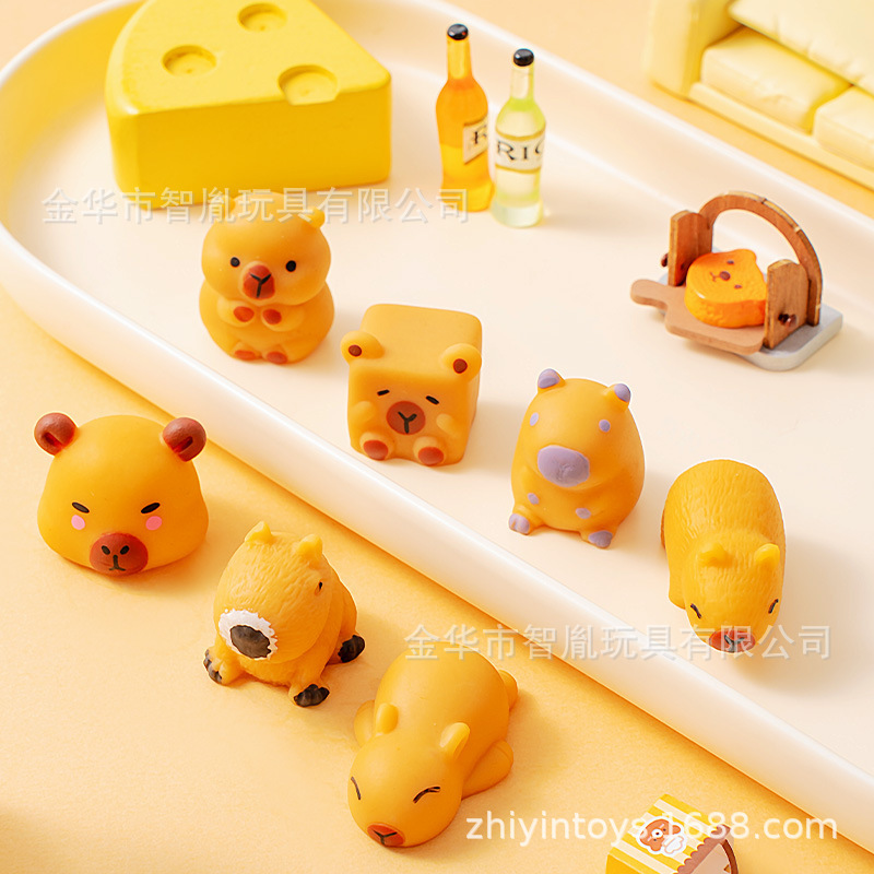 国境を越えた売れ筋カピバラピンチカピバラ減圧ピンチかわいい動物新しい子供のおもちゃ団子卸売|undefined