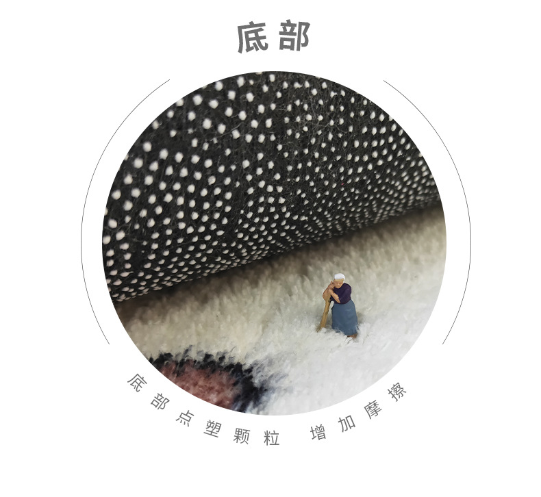 床边毯,儿童房地毯,仿羊绒地毯,卡通地毯