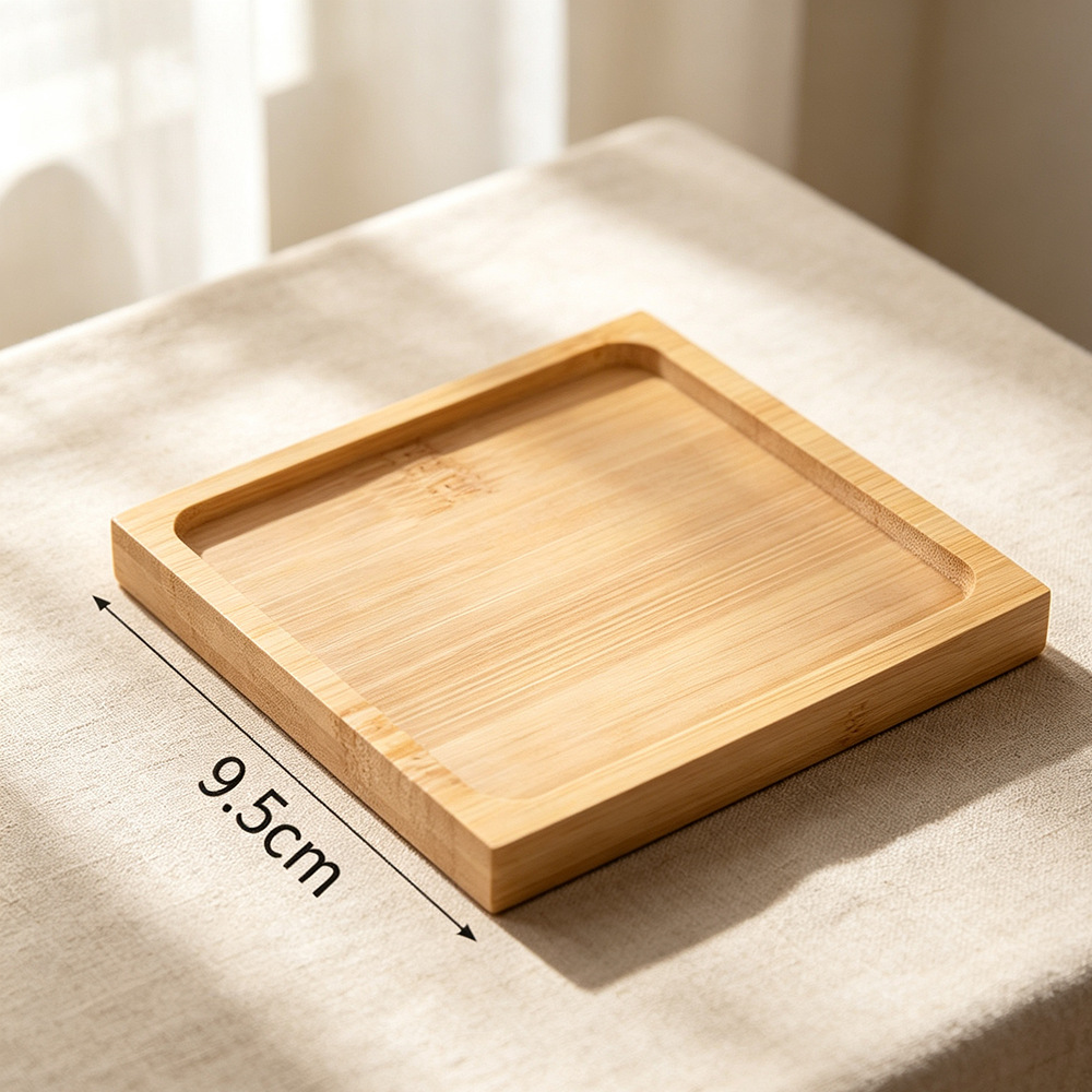 Base de Posavasos para Mosaico de Bambú Artesanal para Hogar
