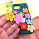 Cross-border semi-3D floret series 7 three-dimensional plane soft glue patch straw cap hole bag accessories DIY accessories