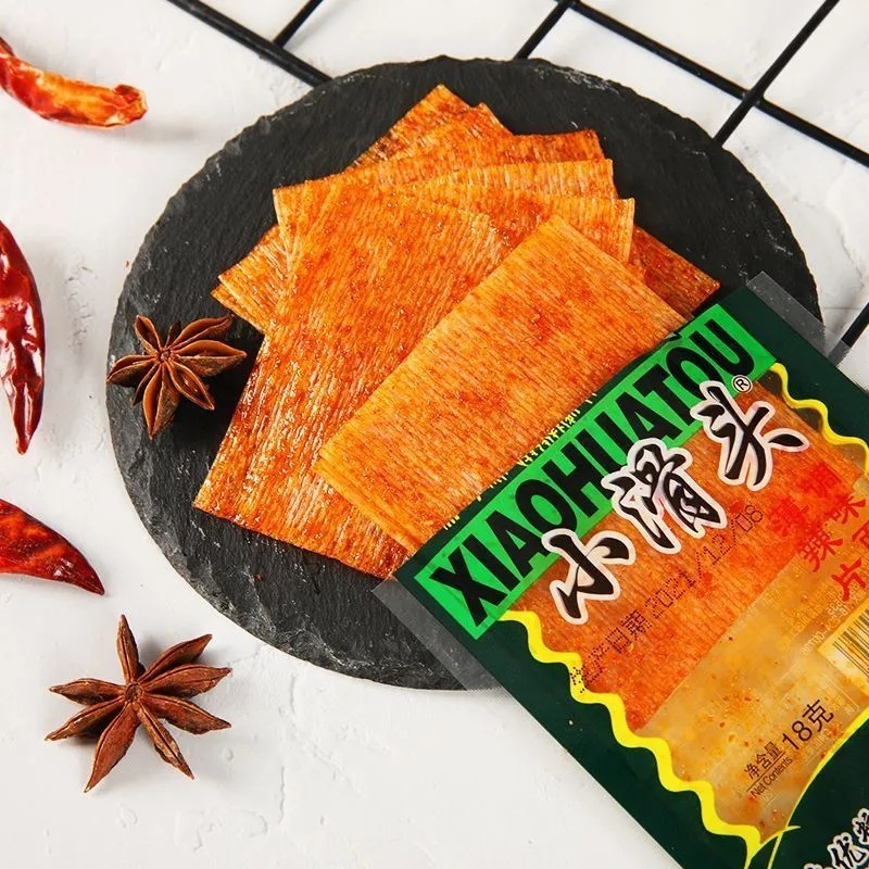 小滑头辣条18g传统麻辣即食薄辣片经典儿时童年怀旧休闲零食批发|undefined