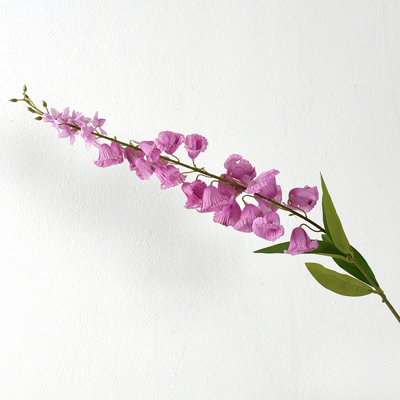 Simulación de orquídeas de ramas largas de flores de flores elegir flores altas decoración de bodas sala de bodas de moda moda flor falsa
