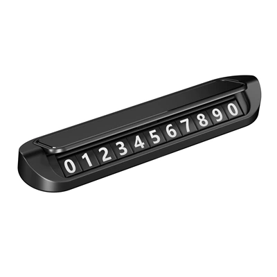 High-End Alloy Parking Sign Custom — Nömrəli dayanma kartı