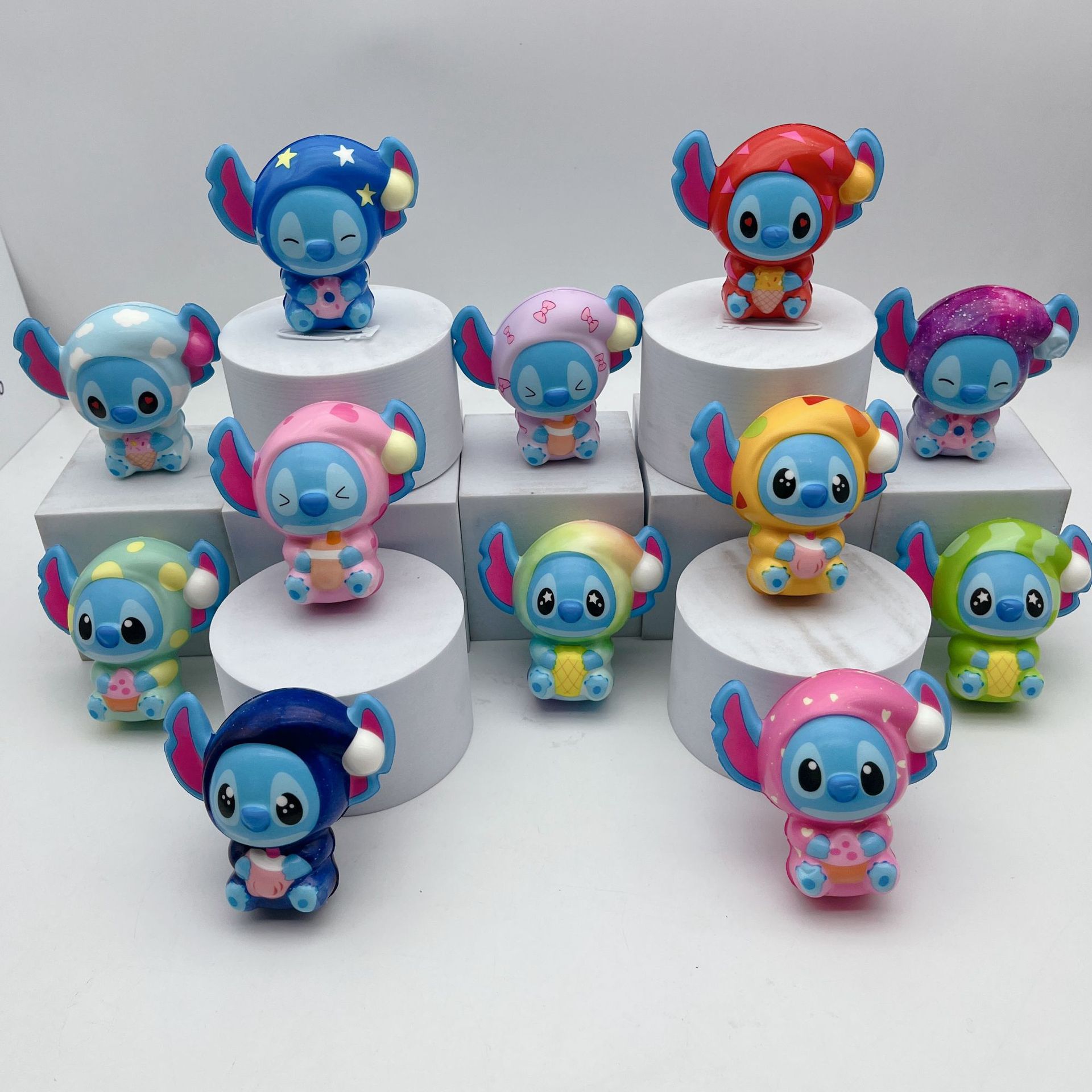 작은 사이즈 스티치 잠옷 인형 (약 8cm)