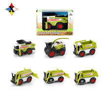跨境1：60合金农夫车模型儿童玩具汽车摆件回力车模男孩玩具批发