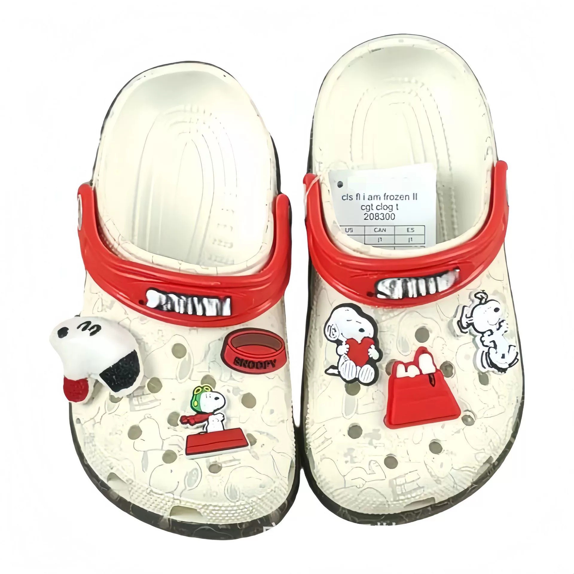 Clásico estrella de tarjeta en el lugar zapatos agujero para niños sandalias antideslizantes zapatillas de cabeza de niños zapatillas de playa al por mayor image 4