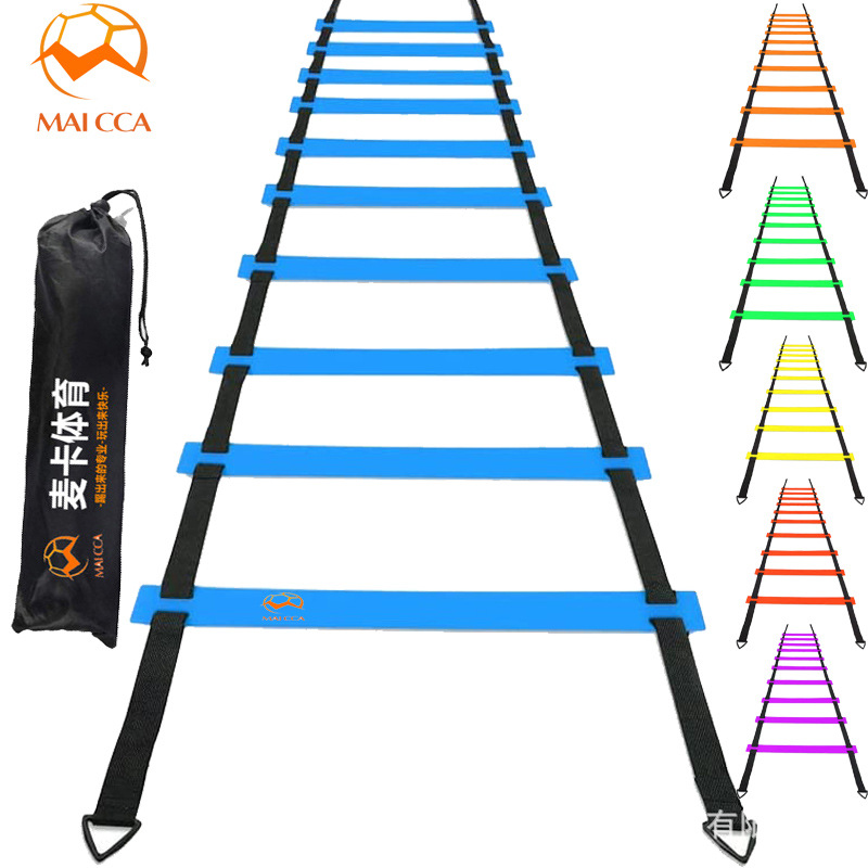 Equipo de entrenamiento de fútbol traje agilidad escalera resistencia paraguas entrenamiento de salto alto obstáculo Placa de señal entrenamiento sensible escalera transfronteriza