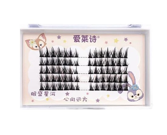 False Eyelash Clusters, Short Comic Cosplay Lashes, 3-row & 5-row Little Devil Style