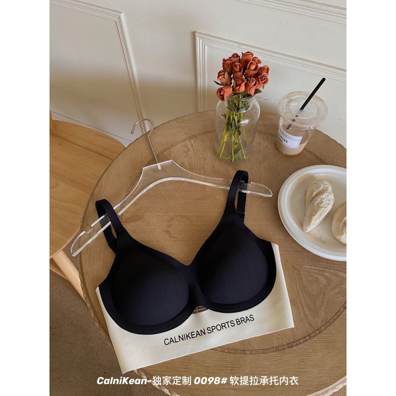 Nuevo 0098 soporte de elevación suave ropa interior suave soporte inalámbrico push-up Delgado molde taza sujetador mujer suave y cómoda ropa interior