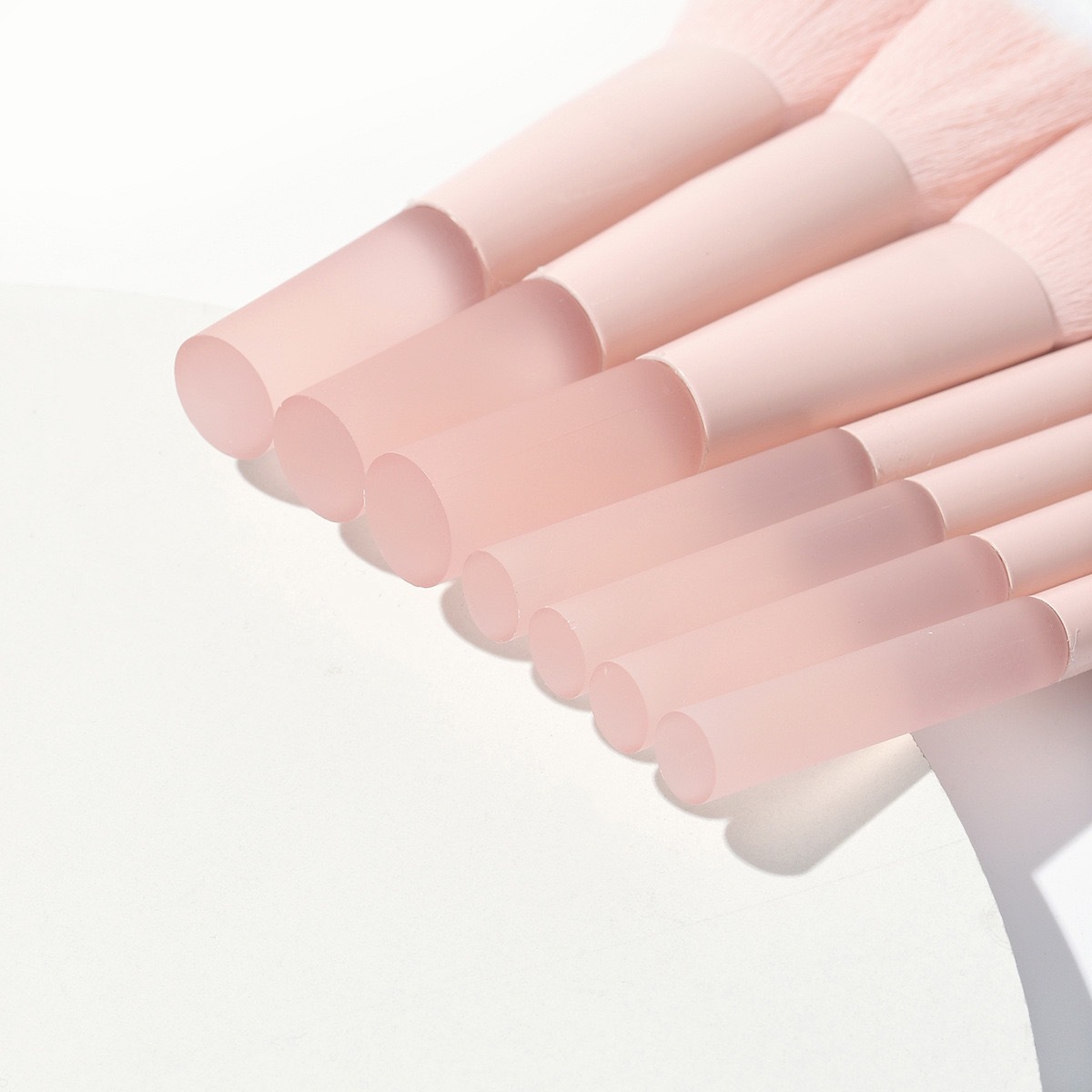 Nuevo set de 10 brochas de maquillaje mini con diseño de flor de cerezo para rostro, sombra de ojos, corrector y base.