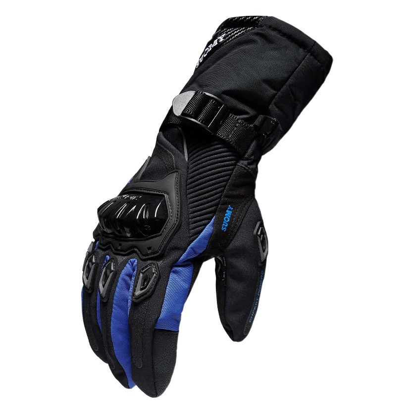 Зимние мотоциклетные перчатки водонепроницаемые и теплые четыре сезона езда мотоциклист мотоциклист анти-падение внедорожник утолщение длинные перчатки мужской