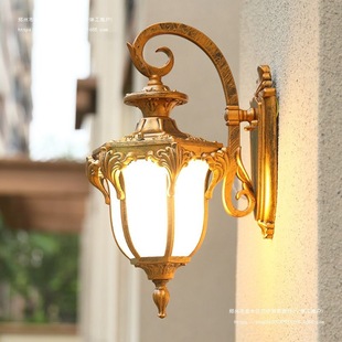 Outdoor Wall Lamp Waterproof Courtyard Outdoor European and American Style Balcony Entrance Door Entrance Lamp