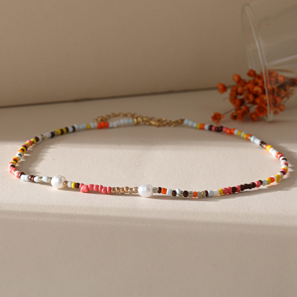 Simple Style Geometric Beaded Women's Necklace display picture 6