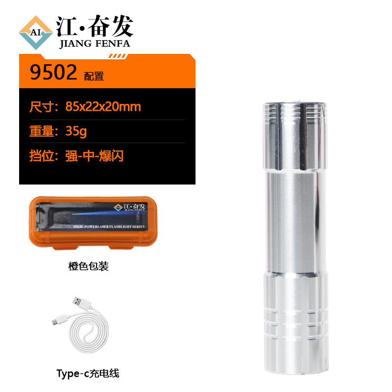 Luz portátil mini linterna portátil, luz de largo alcance al aire libre, linterna LED pequeña