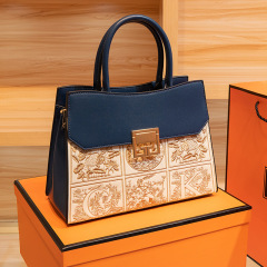 Modern Chinese Style Mother Bag 2023 New High-End National Style Handbag Light Luxury Wedding Bag Large Capacity Women's Bag for Middle-Aged Women