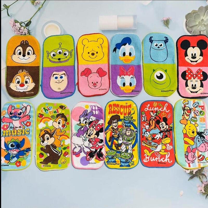 8*18 Mini Pure Cotton Small Towel Cartoon Kidsren's Saliva Towel Male and Female Baby Small Hand Towel Cute Long Coaster