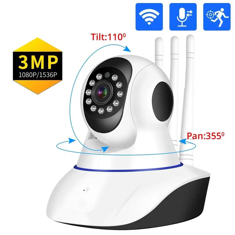 Mobile Phone Remote Viewing of Bald Strong 1080P Wireless Wifi Smart High-Definition Camera Network Shaking Head Video Recorder Mobile Phone Remote Viewing of Bald Strong 1080P Wireless Wifi Smart High-Definition Camera Network Shaking Head Video Recorder