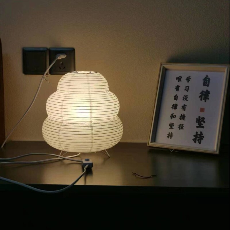 Japanese-Style Modern Minimalist Bedside Paper Lantern Table Lamp Creative Personalized Origami Lampshade Atmosphere Night Light Japanese-Style Modern Minimalist Bedside Paper Lantern Table Lamp Creative Personalized Origami Lampshade Atmosphere Night Light