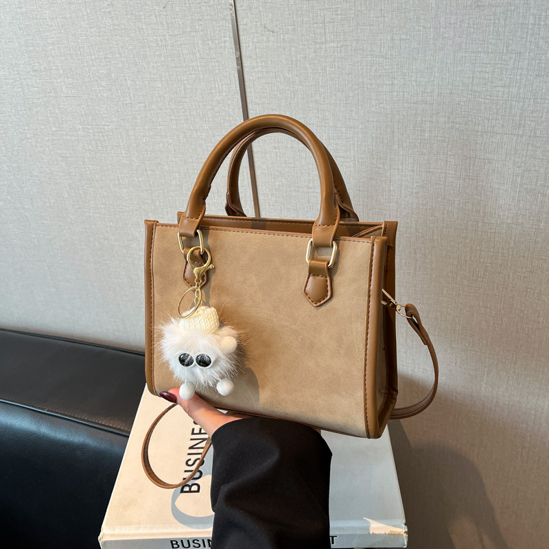 Bolso de mano más vendido transfronterizo para mujeres 2025, nuevo color de contraste, bolso de hombro casual de textura, bolso de moda