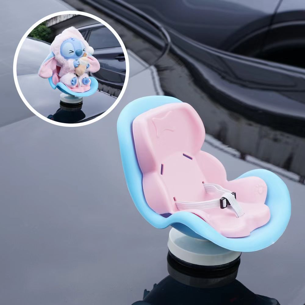 Doll Car Safety Seat Car Doll Air Vent Aromatherapy Clip Cartoon Car Interior Creative Car Decoration