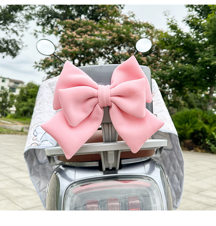 Electric Car Decoration Bow Accessories, Car/Tail Light Stickers