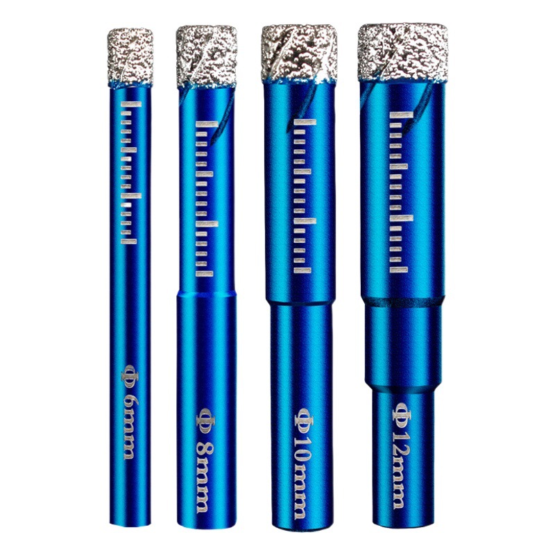 Seco de cerámica broca baldosas de vidrio de mármol de ladrillo vitrificado de perforación de ladrillo magnético de perforación agujero abridor sin agua