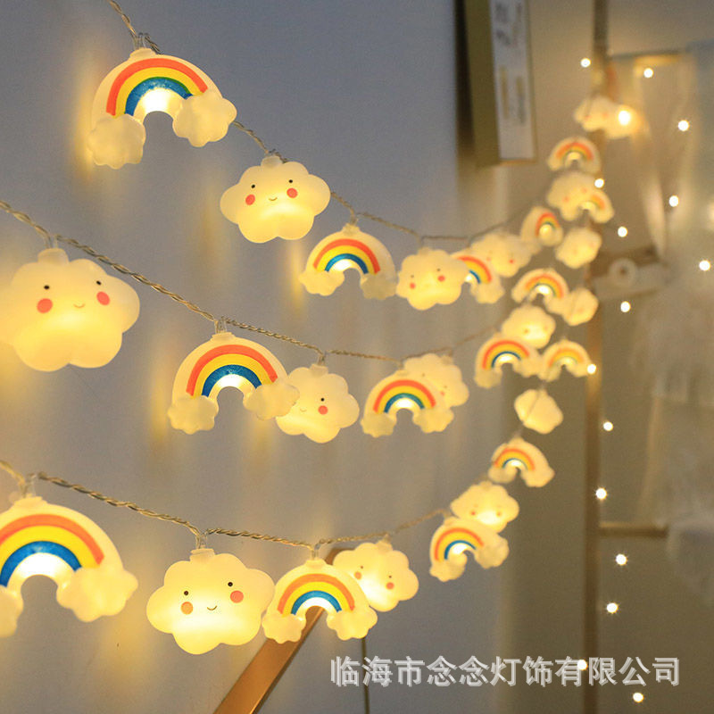 SOURCE manufacturer led colorful red clouds stars Lights outdoor camping cartoon atmosphere lights room decoration stars