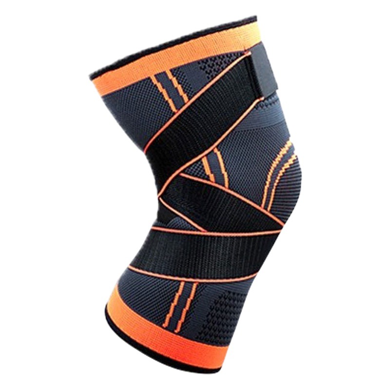 De una sola pieza entrega de fábrica directa vendaje presión antideslizante correr baloncesto montañismo ciclismo bádminton deportes rodilla manga protectora