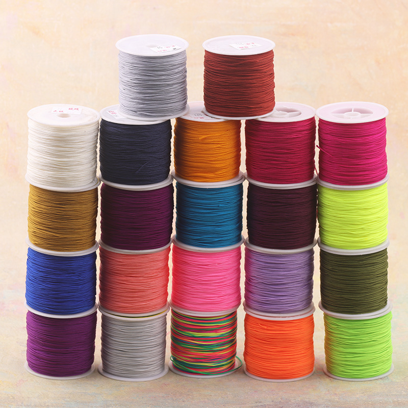 No. 72 jade thread 0.8mm 90m Hand-woven necklace and anklet cord DIY string wholesale jewelry pendant cord