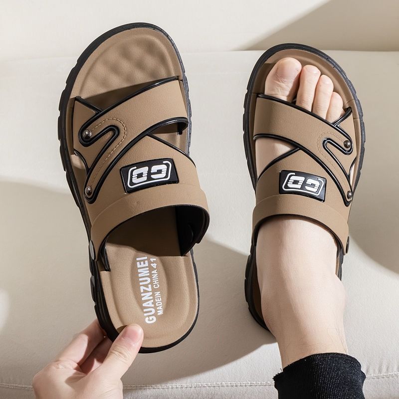 Men's beach sandals platform