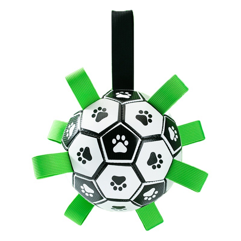 Juguete de fútbol interactivo para perros, de goma, resistente a la mordedura, para entrenamiento, para razas pequeñas y grandes, al por mayor