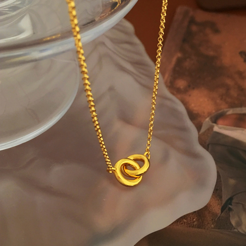 Simple Style Geometric Copper Necklace Plating Copper Necklaces