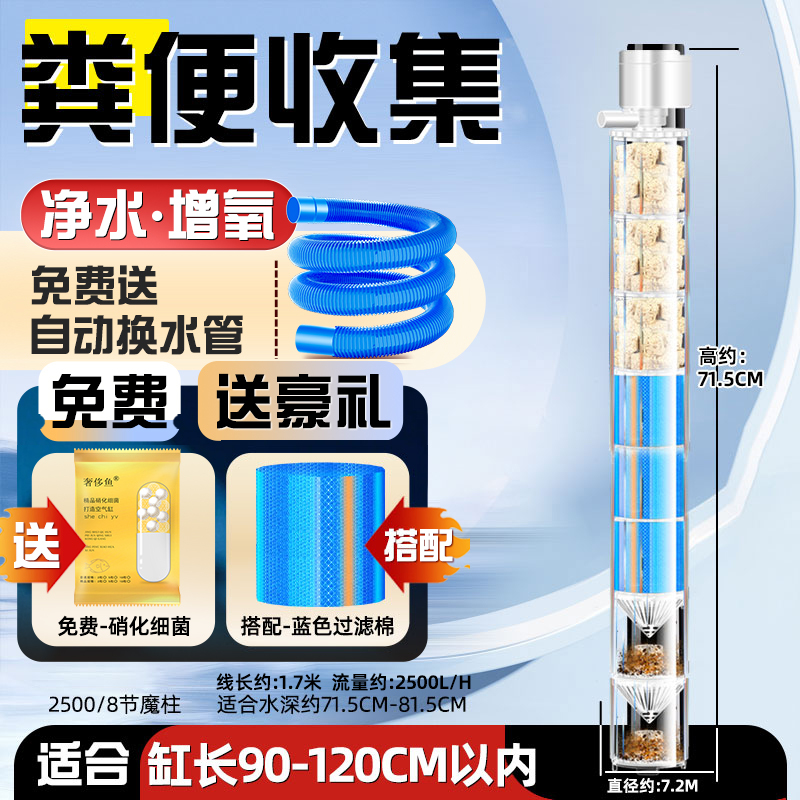 水槽フィルター循環水ポンプ酸素発生器オールインワン浄水スリーインワン小型水中酸素ポンプ養魚水システム|undefined