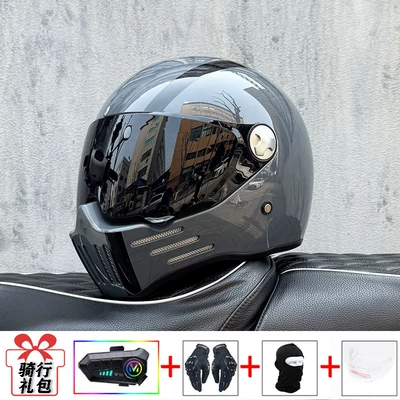 Motosiklet kaskı (dəbilqə) — Cruising Helmet - cement-gray-avenue-tea-mirror-delivery-transparent-mirror-y10-soft-wheat-m