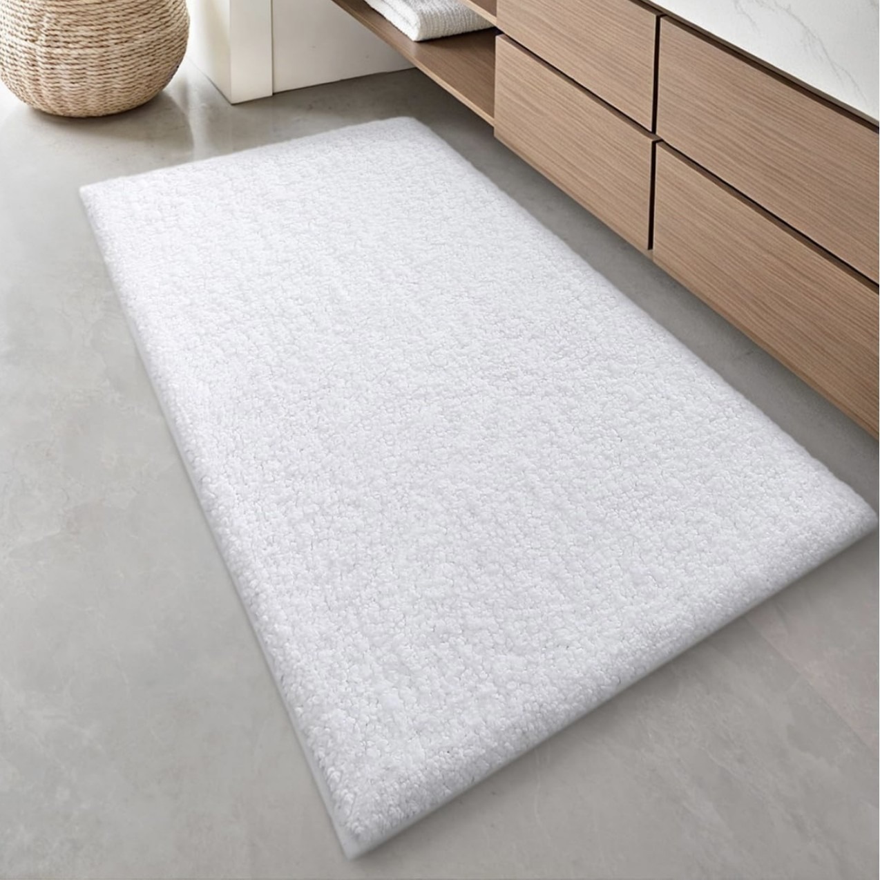 Cachemira transfronteriza alfombra de baño absorbente de agua inodoro puerta de inodoro pie de alfombra de baño antideslizante fácil de golpear alfombra de puerta