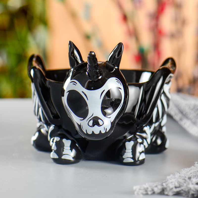 Halloween gran Cenicero cerámica hogar sala de estar KTV bar personalidad creativa de moda Festival fantasma Cenicero