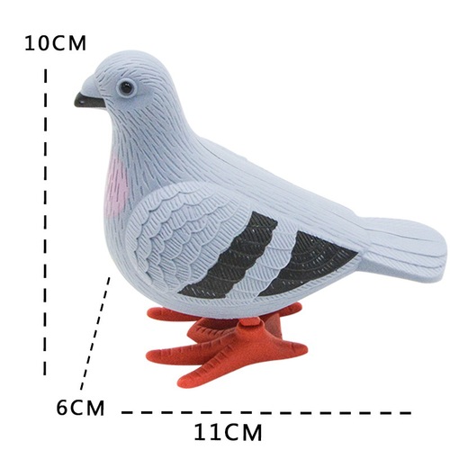 Street stall wholesale wind-up toy jumping pigeon simulation animal cute wind-up jumping baby toy