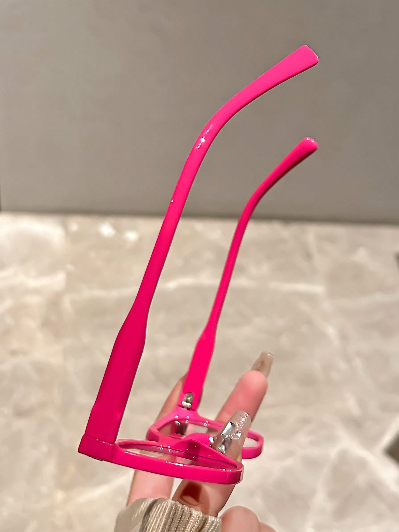 Quadratische Blaulichtfilter Brille Für Damen Gesichtsschmeichler_voghion.com