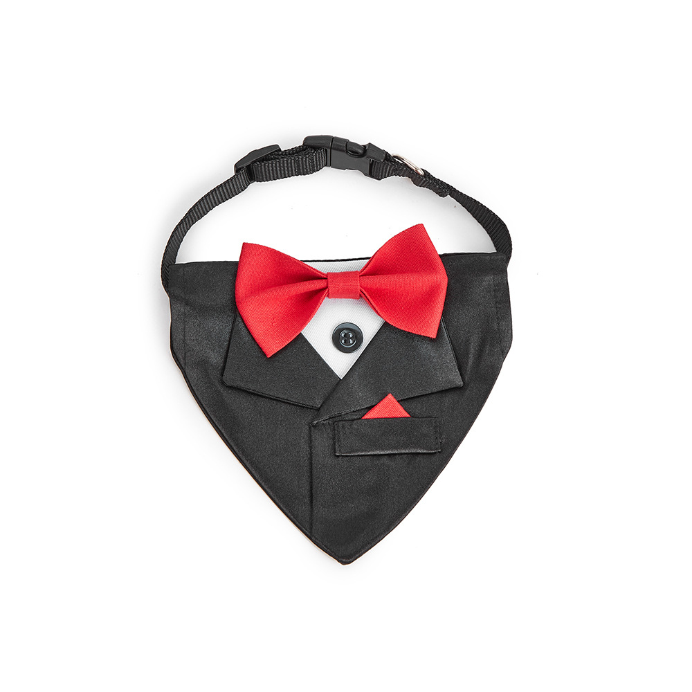 TANPOPO transfronterizo nuevo traje de mascota toalla triangular fiesta de bodas mascota decoración bufandas perros perros collares
